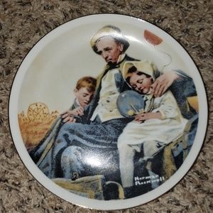 Norman Rockwell Collectible Decor Plate Made Exclusively for IMM Japan